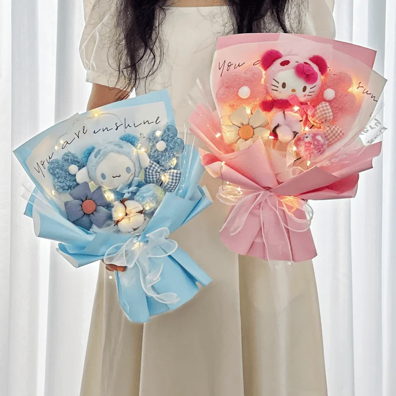 

Sanrio плюшевый фотографический подарок Kuromi My Melody Cinnamoroll Kt кошка плюшевые игрушки подарок ко Дню Святого Валентина девушке подруге