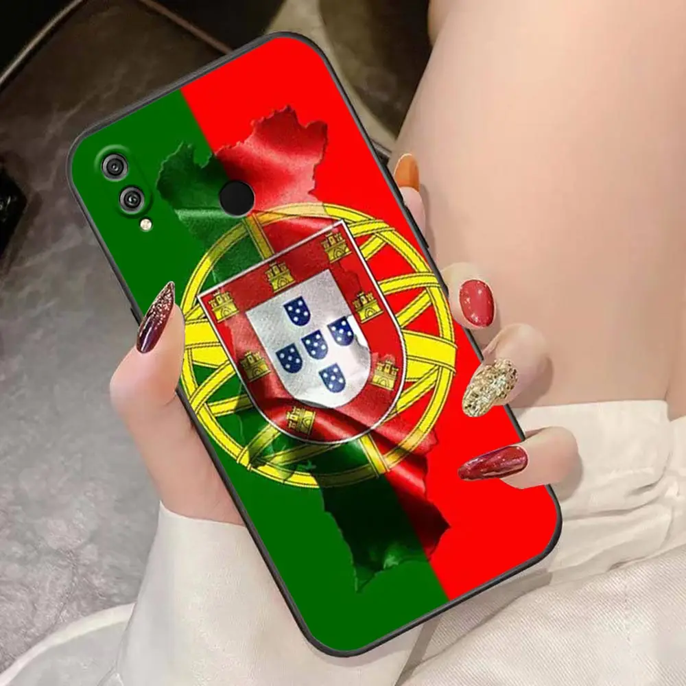 Case For HUAWEI Honor 9X 9 8 8X Max 80 70 60 50 30 20 10 10I NOTE 10 Lite Pro Case Cover Funda Coque Shell Capa Flag Of Portugal