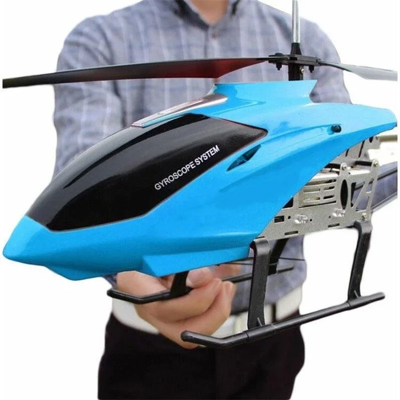 

3.5CH 80cm Super Large helicopter remote control aircraft anti-fall rc helicopter charging toy drone model UAV outdoor fly model