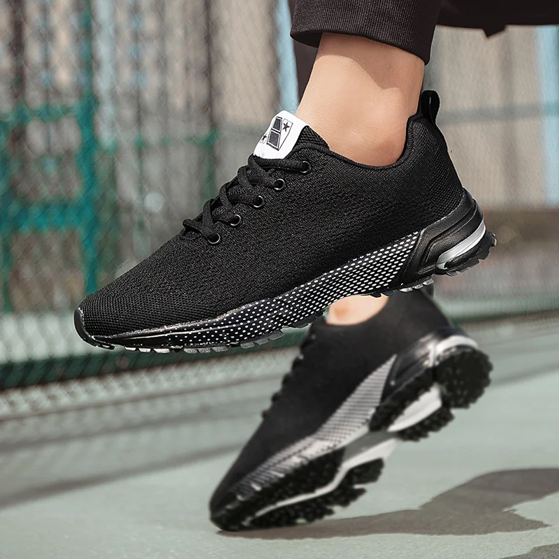 Mens Sneakers Men Running Shoes Breathable Casual Sneakers Outdoor Knitted Daily Sports Shoes Zapatillas De Deporte