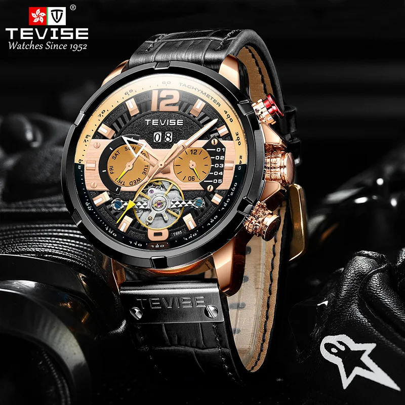 

Men's business student watch multifunctional calendar mechanical watch