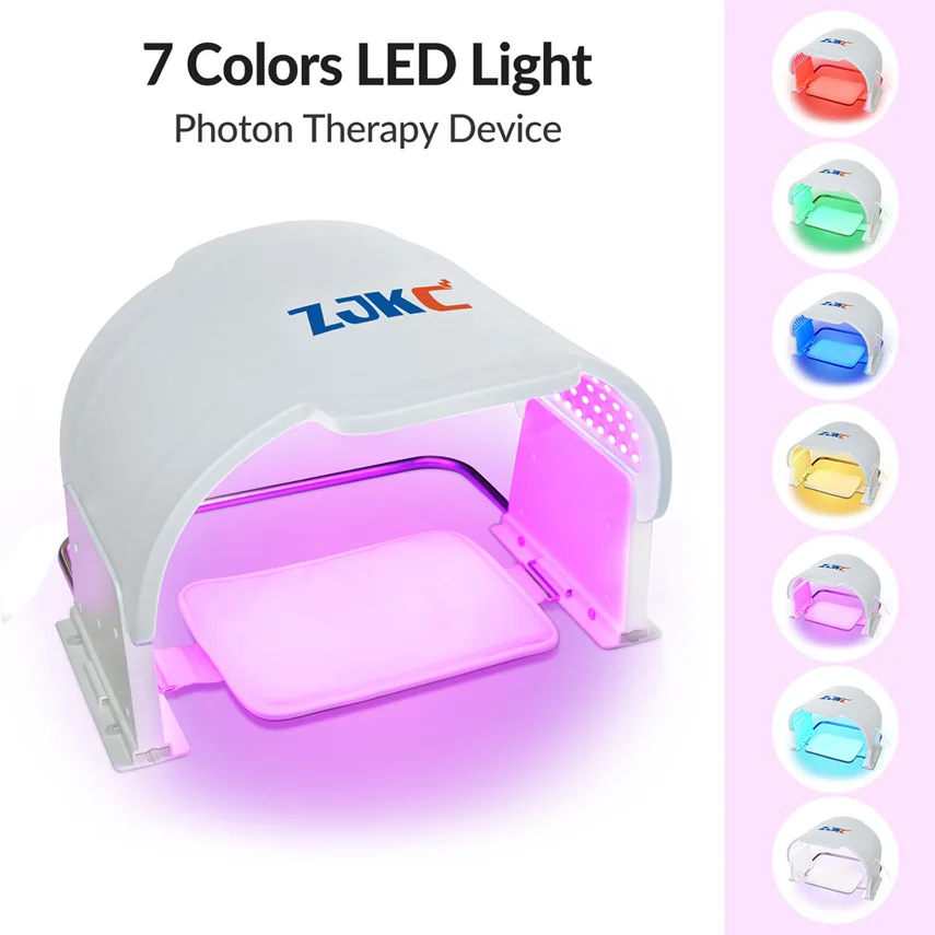ZJKC 7 цветов терапия для кожи красная инфракрасная фототерапия