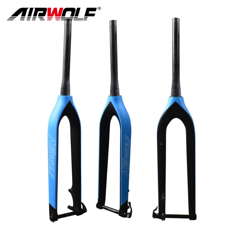 

AIRWOLF T800 Carbon Fibre Bicycle Front Fork 29Inch 3K/UD Mountain Bike Fork Durable MTB Bicycle Fork Bicycle Parts
