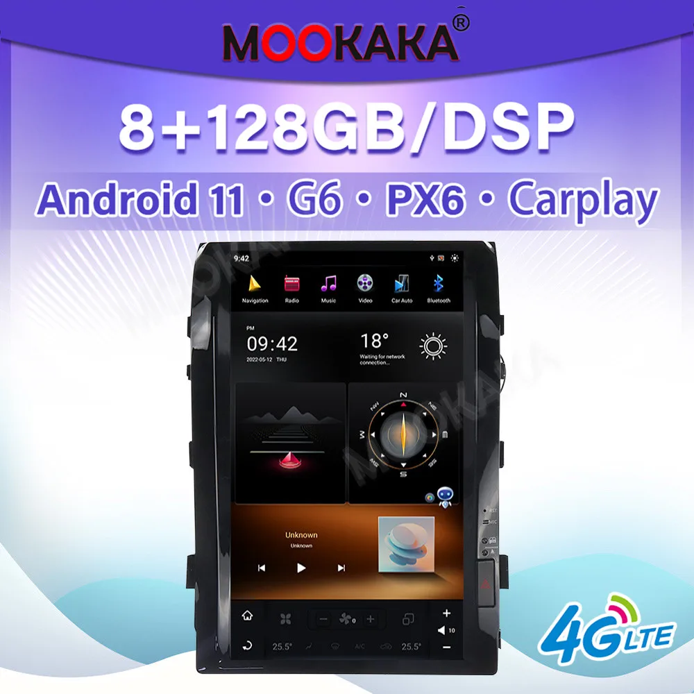 

8G128GB Voice control For Toyota Land Cruiser 2008-2015 Android 11 px6 G6 GPS Navigation Car Multimedia Video Player Head Unit