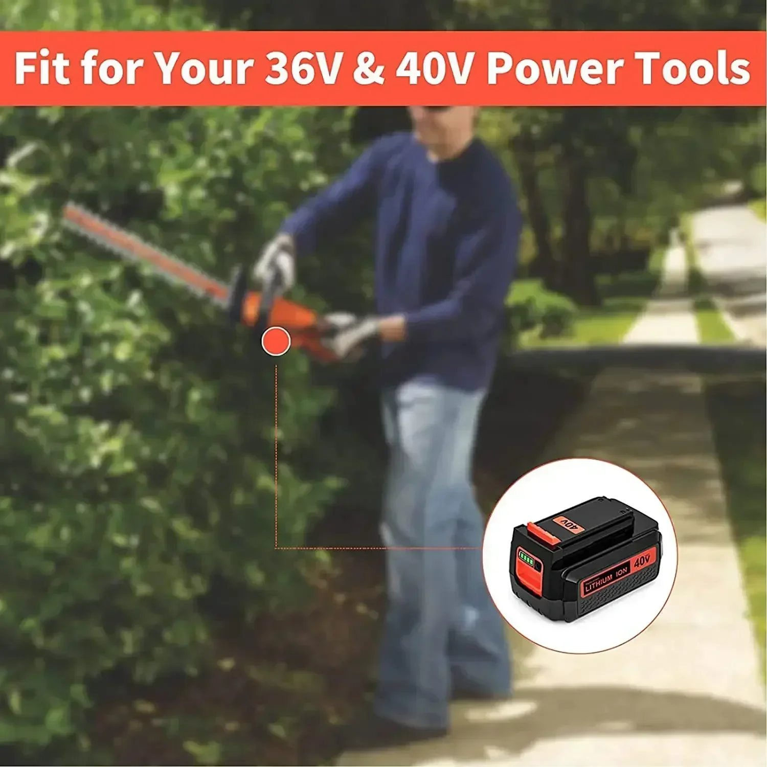 Сменный аккумулятор WE 36 В/40 В 6 Ач для Black &amp Decker ~ 40 LBX2040 LBX36 LBXR2036 LST540 LCS1240