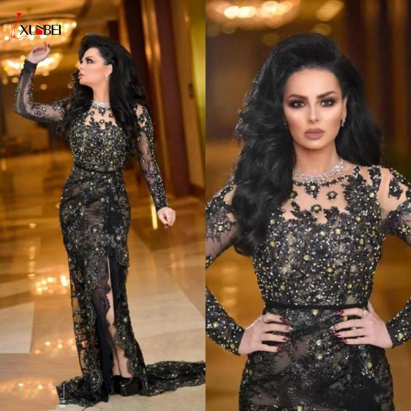 

Кружевные вечерние платья с круглым вырезом, бусинами и кристаллами