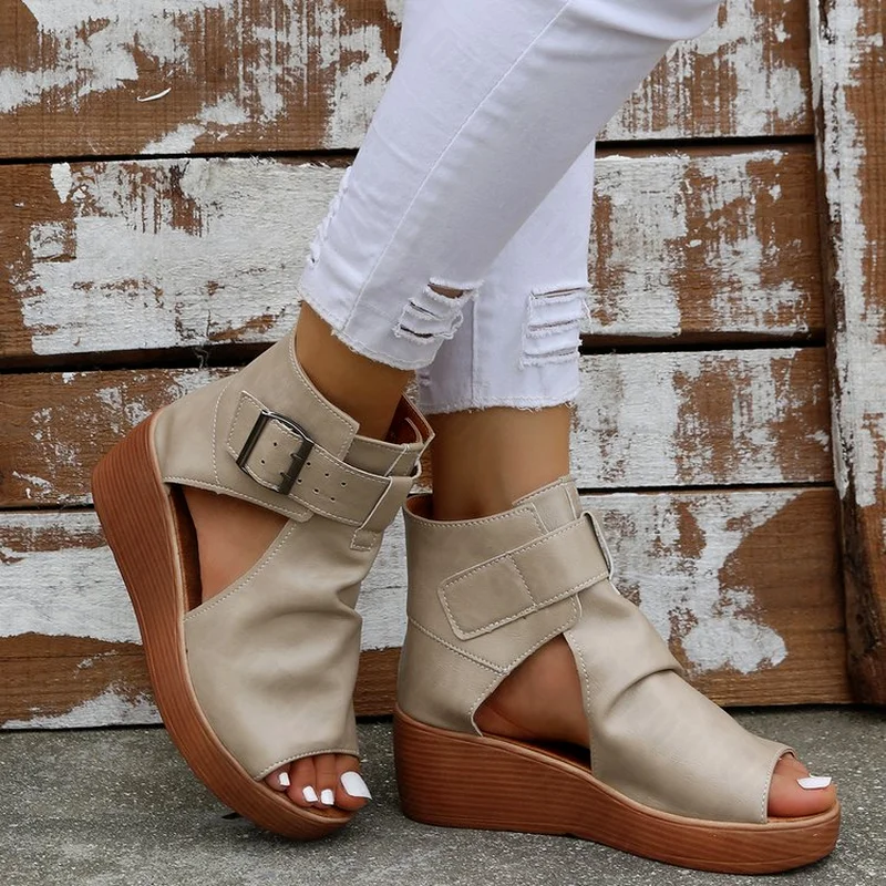 

2022 Wedges Women Sandals Thick Platform Summer Shoes New Rome Causal Cool Boots Sandals Mujer Shoes Beach Slides Pumps Zapatos