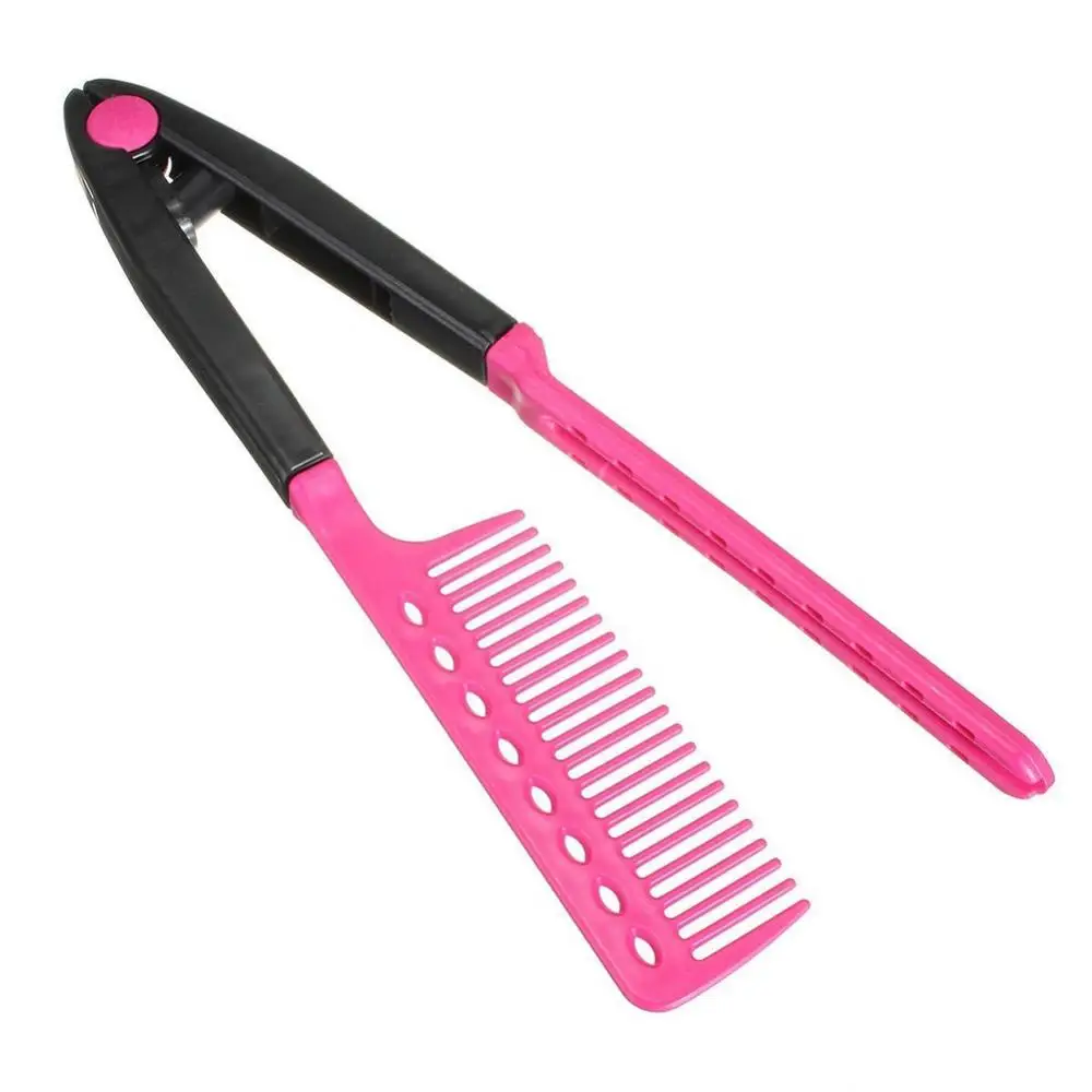 Comb Portable HOT ITEM! DIY Salon Flat Iron Hair Straightener V Hairdressing Styling Tool images - 6