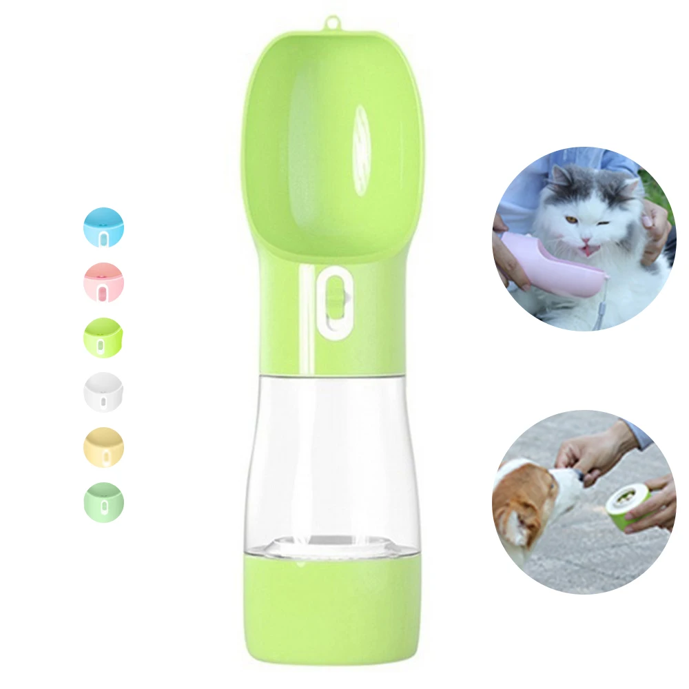 Pet Dog Water Bottle Multifunction Dog Drinking Bowl Food Feeder for Puppy Cat Portable Pet Dog Water Dispenser Feeding Supplies