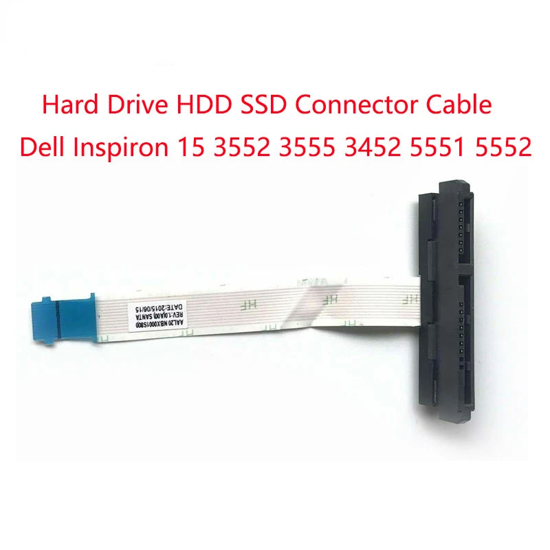 15 3552 3555 3452 5551 5552  NBX0001S800 Replacement Laptop Hard Drive HDD SSD Connector Cable For Dell Inspiron