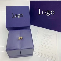 luxury brand original jewelry packaging original gift box ring bracelet necklace packaging with logo