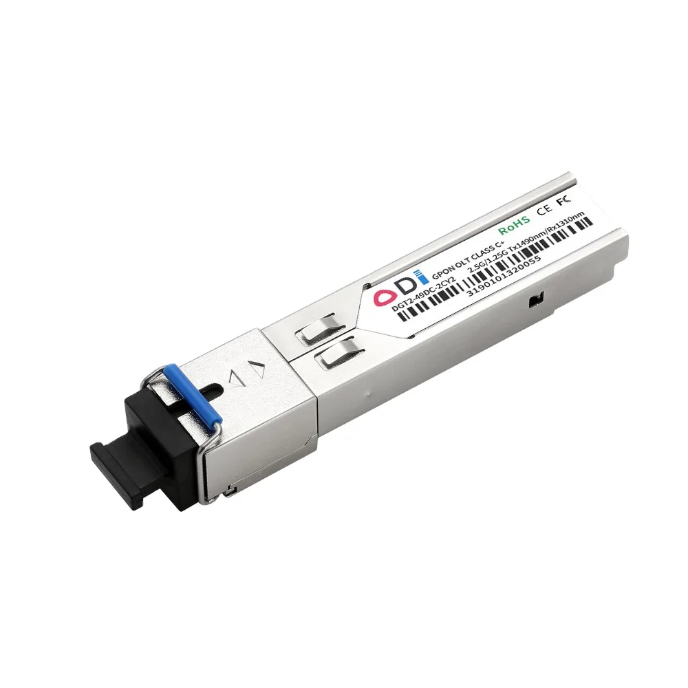 

New Off The Shelf HSGQ GPON OLT SFP Class C+ 3dB Class C++ 5.5dB Class C+++ 7dB 8dB SFP Factory High Power FTTH GPON SFP