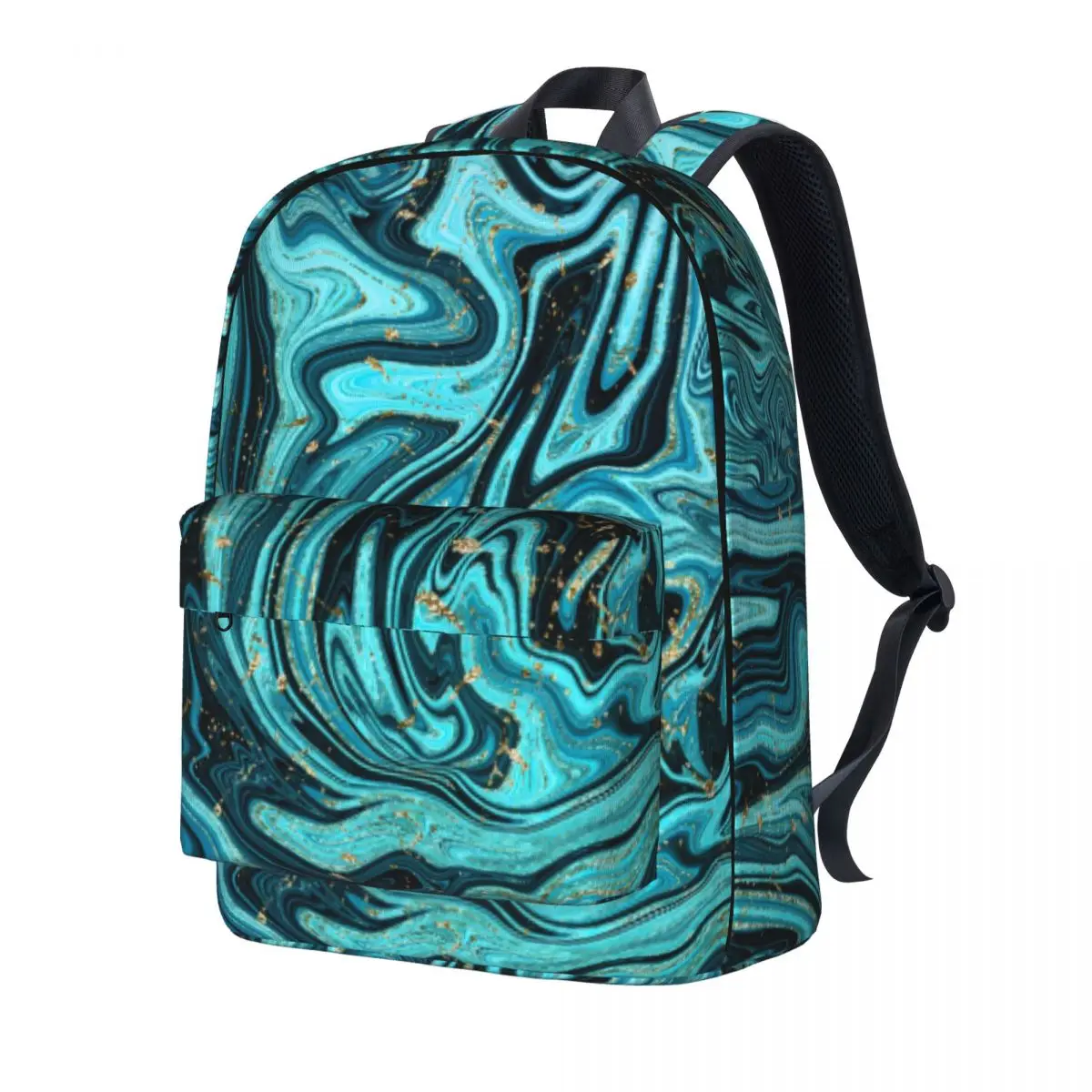 

Retro Floral Print Backpack Girl Abstract Swirl Pattern Backpacks Polyester Aesthetic High School Bags Workout Colorful Rucksack