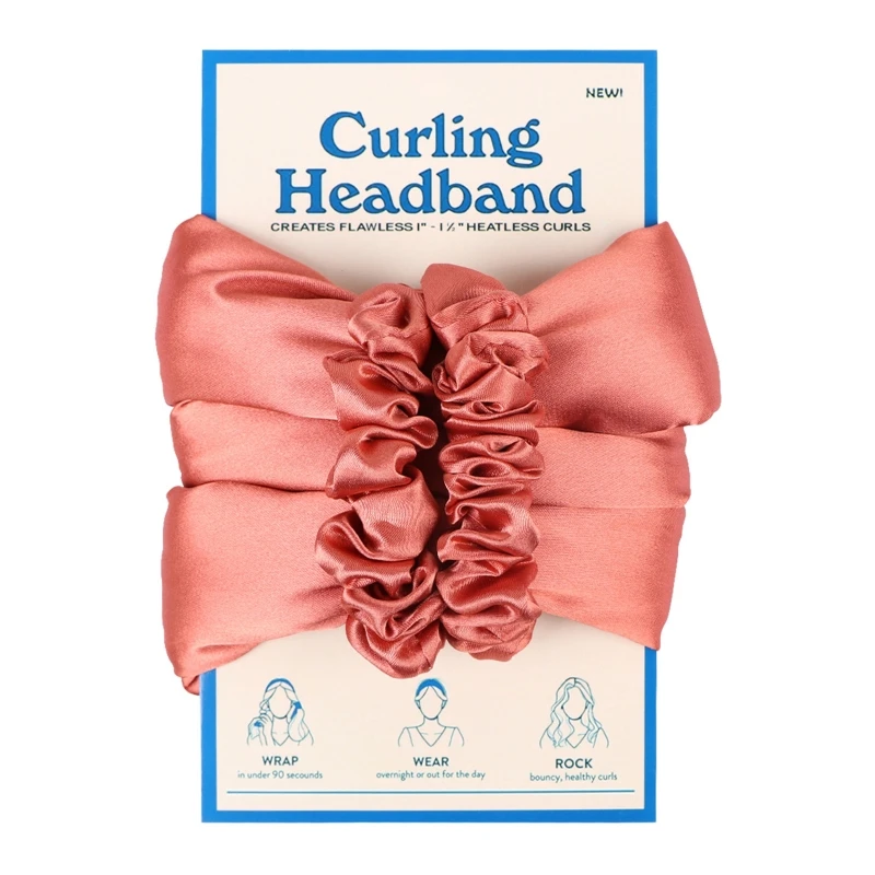 

Heatless Curling Headband No Heat Curlers Sleep Overnight Ribbon Hair Rollers Household DIY Styling Tool for Women Girls