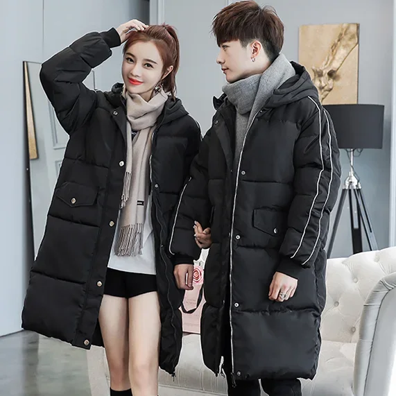 Мужские пальто с капюшоном зимние свободные мужские стеганые куртки парки