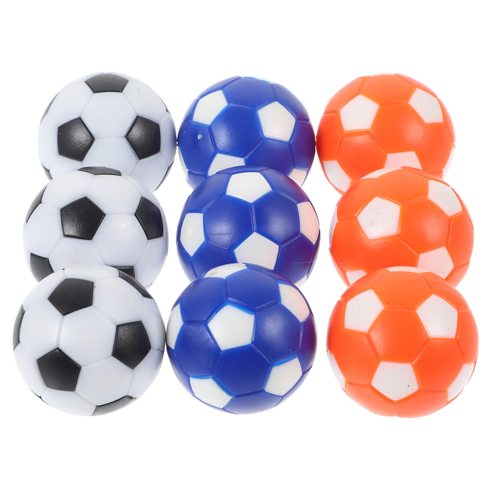 

9 Pcs Soccer Foosball Adult Substitute Table Balls Desk Game Football Accessories Child