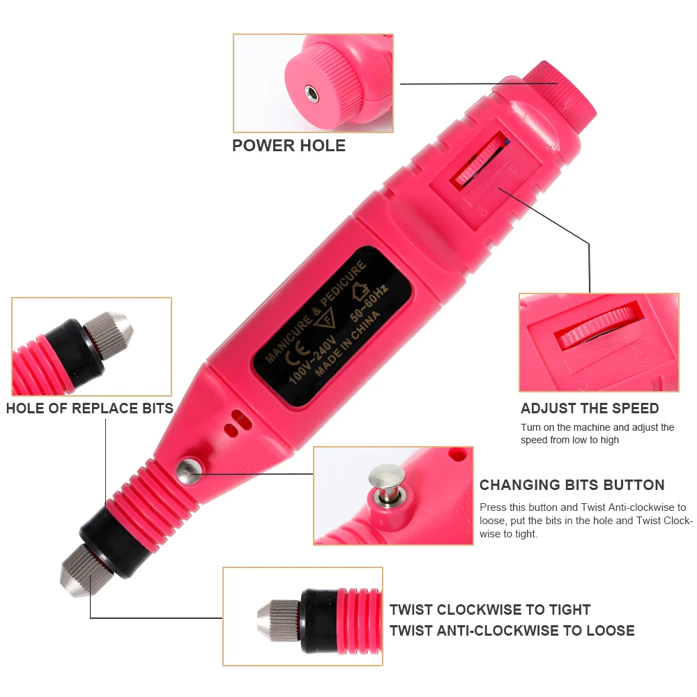 Акриловый Набор для ногтей профессиональный набор маникюра блестящий женский