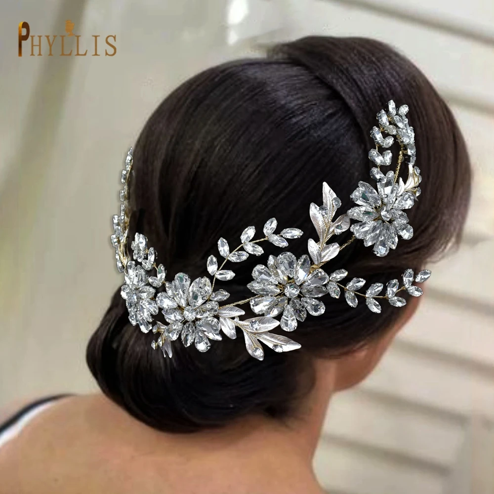 

A503 Handmade Bridal Head Hoop Crystal Hairbands for Woman Bridal Headpiece Women Tiaras Bride Headpiece Diamond Hair Jewelry