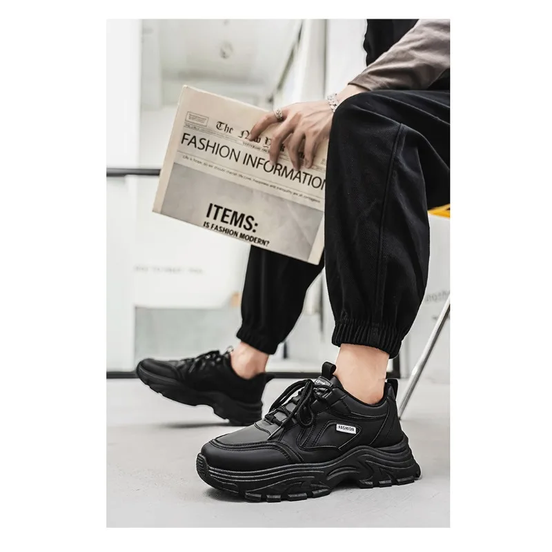 Модные мужские кроссовки 2024 осенняя уличная дышащая обувь на платформе