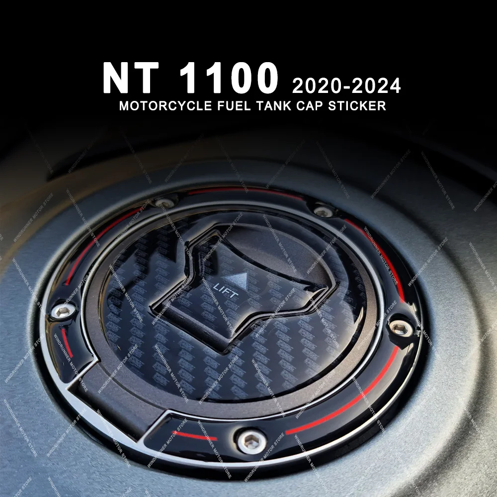 3D наклейки на крышку топливного бака мотоцикла бензобака для HONDA NT1100 NT 1100 2020-2024