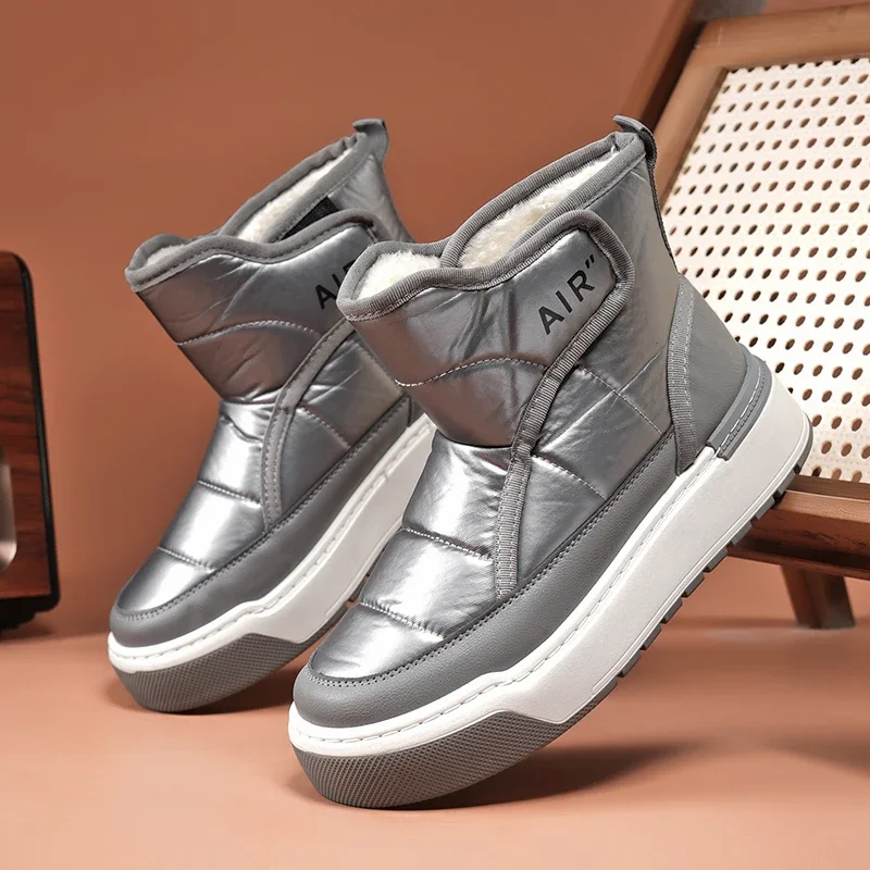 Новое поступление зимние мужские ботинки хлопковые теплые нескользящие уличные