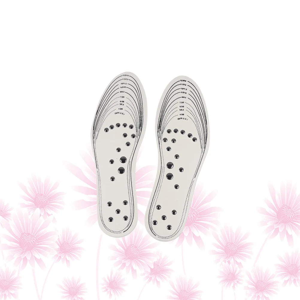 

Insoles Shoe Magnetic Acupressure Foot Inserts Flat Magnet Padsplantar Fasciitis Arch