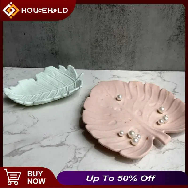

Large Leaf Tray Mold Silicone Mold For Storage Box Large Tree Leaf Board Gypsum Silicone Mold For Ginkgo Leaf Tray Silicone Mold