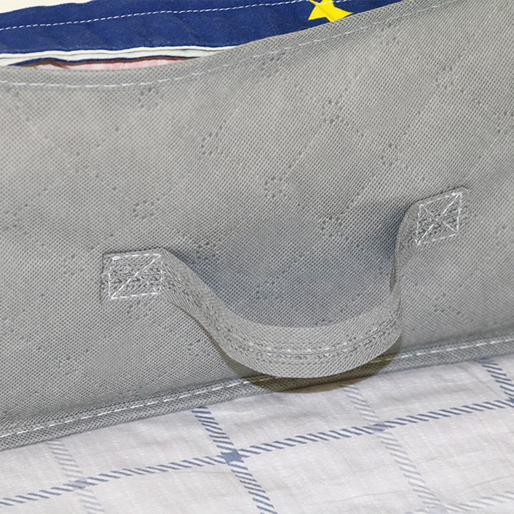 Утолщенная Нетканая сумка для хранения одеял коробка одежды дорожная