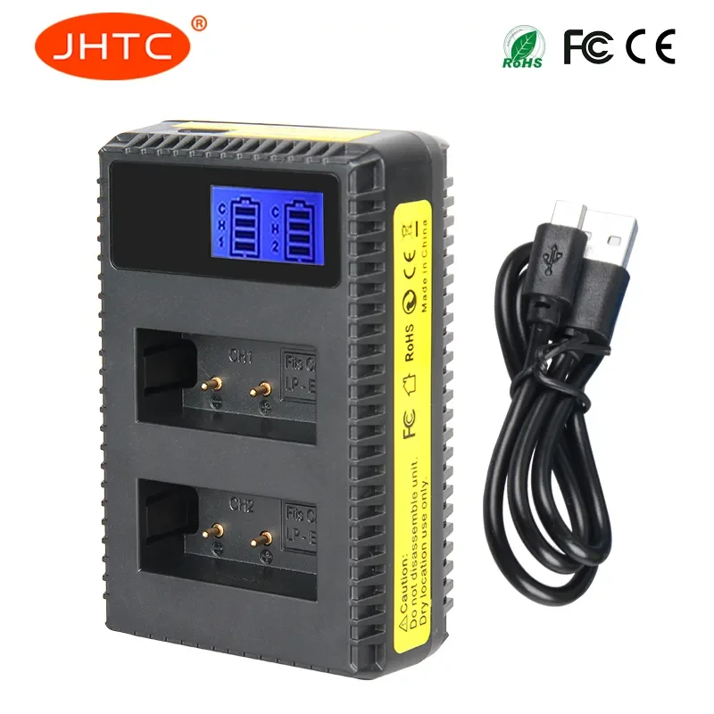 

1pc LP-E17 LP E17 LPE17 Charger with LCD display charging Cameras EOS 750D 760D T6i T6s M3 Kiss X8i 8000D