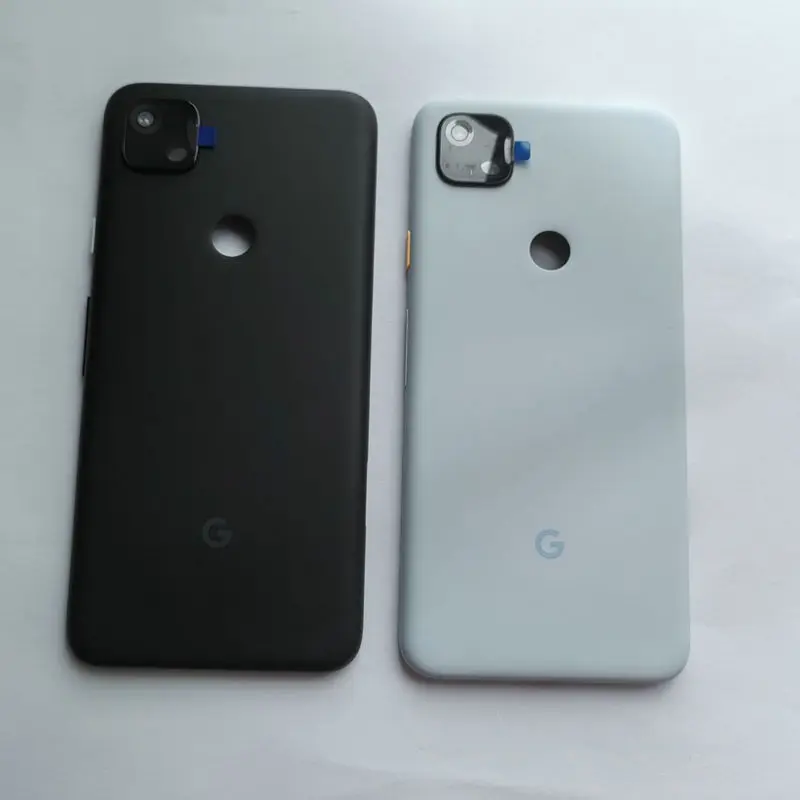 Оригинальная задняя крышка для Google Pixel 4A 4G батарейного отсека с заменой объектива