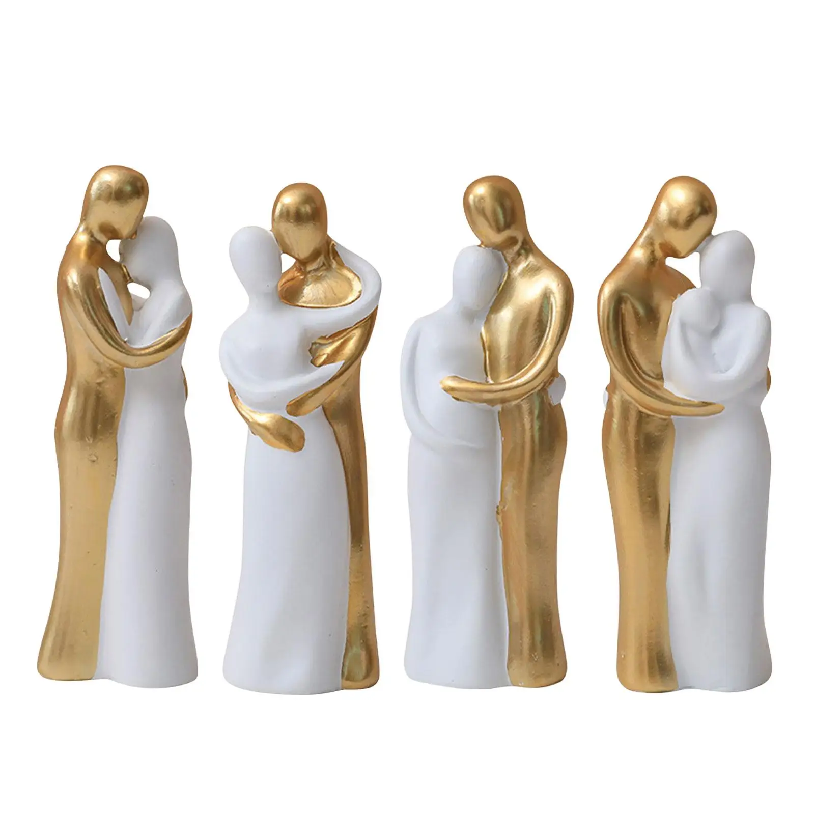 

Романтическая любовная статуя-парная художественная полимерная скульптура Статуэтка ручная роспись Декор