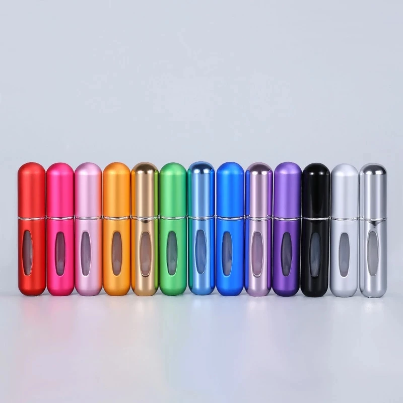 

Perfume Spray Bottle Mini Portable Refillable Aluminum Atomizer Bottle Container perfume refill bottle