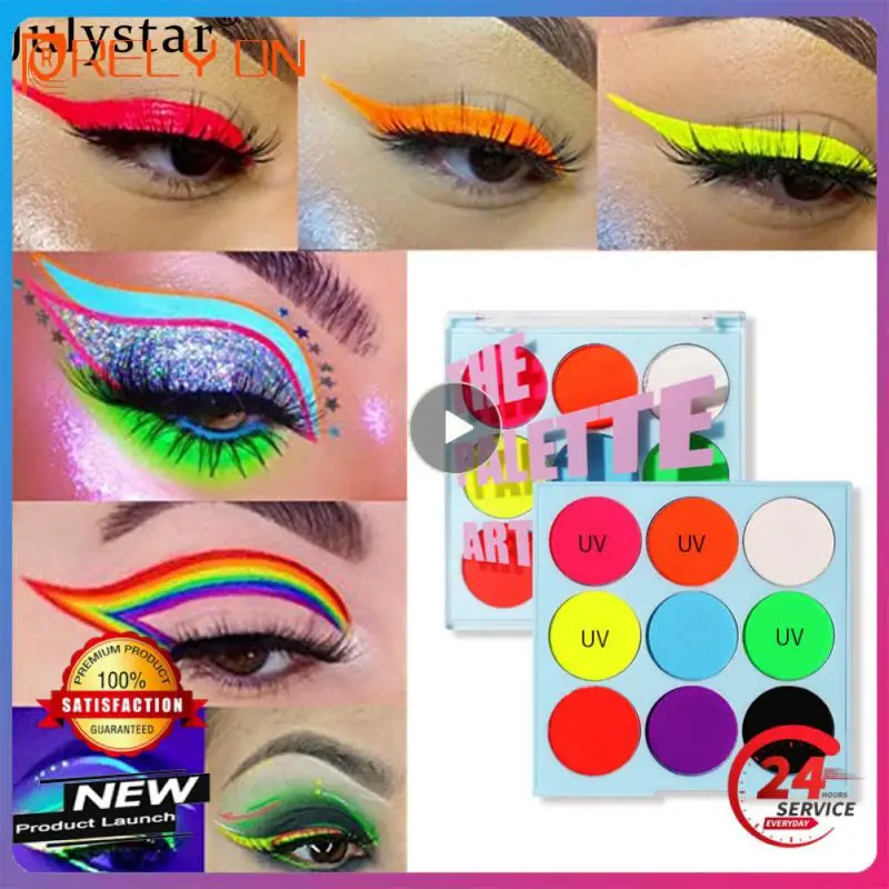 

Rich Color Facial Painting Full Color High Color Rendering Facial Makeup Noctilucent Paint Cream Body Painting Easy To Extend