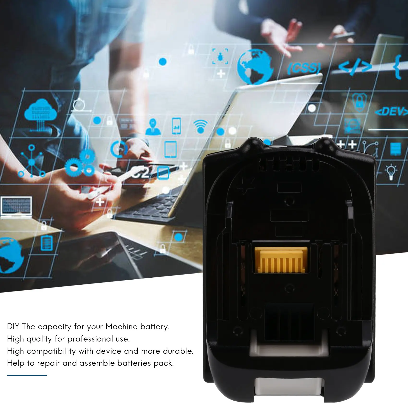 Пластиковая защитная плата для обнаружения на одной ячейке Makita 18V Battery BL1840 BL1850 BL1830