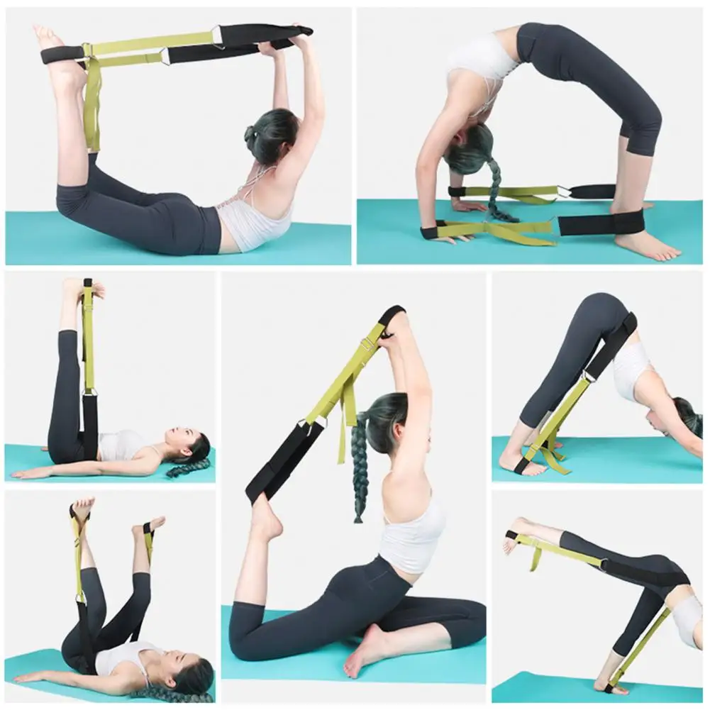 

Webbing Yoga Fitness Strap Lightweight Improve Flexibility Portable Resistance Band Women Yoga Exercise Workout Strap