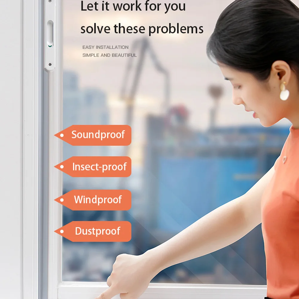 Носимое пылезащитное уплотнение дверного зазора для уплотнителя раздвижных