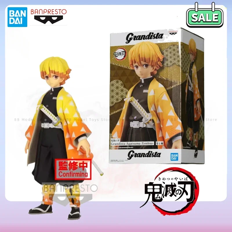 Bandai натуральная аниме-фигурка Banpresto Demon Slayer Grandista Agatsuma Zenitsu экшн-игрушки для