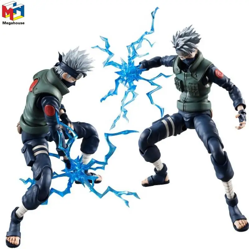

Original Megahouse Variable Action Heroes Dx Naruto Shippuden Kakashi Hatake Action Figure Anime Model Collectible Toys Gift