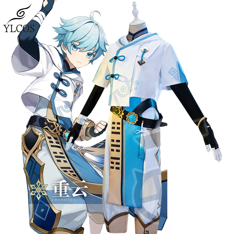 

Genshin Impact Costumes ChongYun Cosplay Halloween Party Game Suit For Unisex