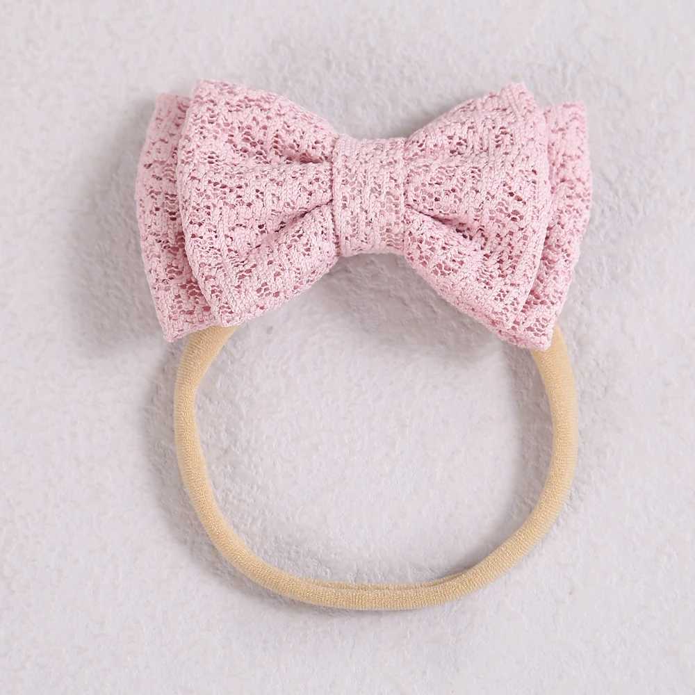 

1pcs Cotton Baby Bows Headbands Newborn Elastic Nylon Band for Girls Children Hairbands Cute Hair Accessories Kids Headwear