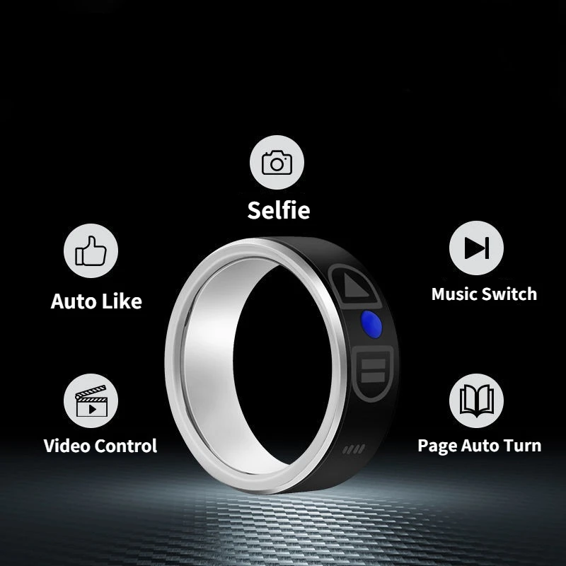 

Bluetooth Многофункциональный Умный кольцевой контроллер телефона беспроводной дистанционный Автоспуск для селфи фото затвор экран Тернер страниц видео