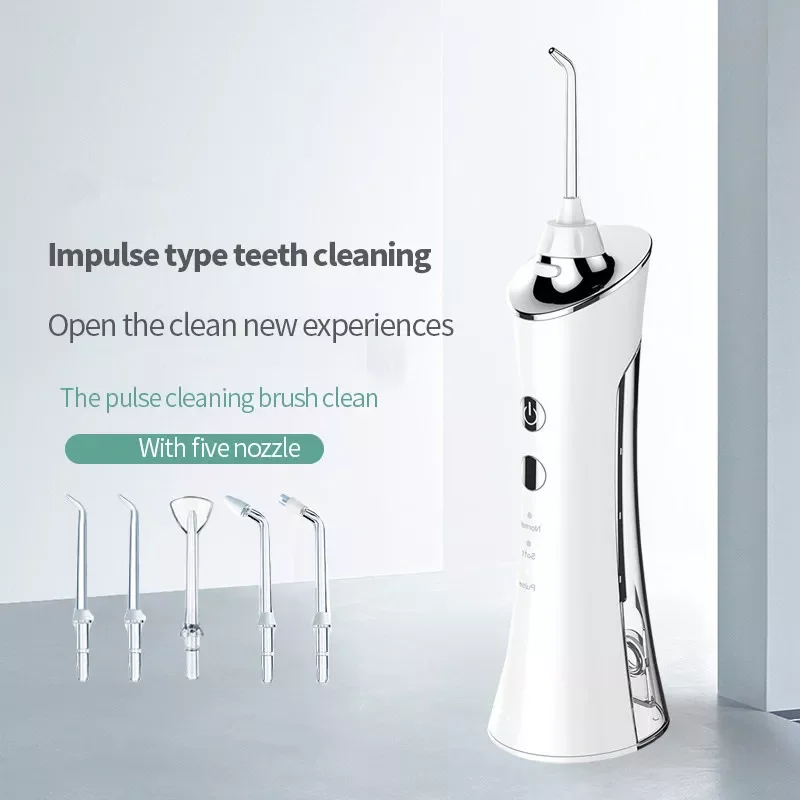 

Electric Oral Irrigator Water Floss Tooth Stain Tartar Calculus Remover Cleaner USB Rechargeable Dental Scaler Oral Care Tool