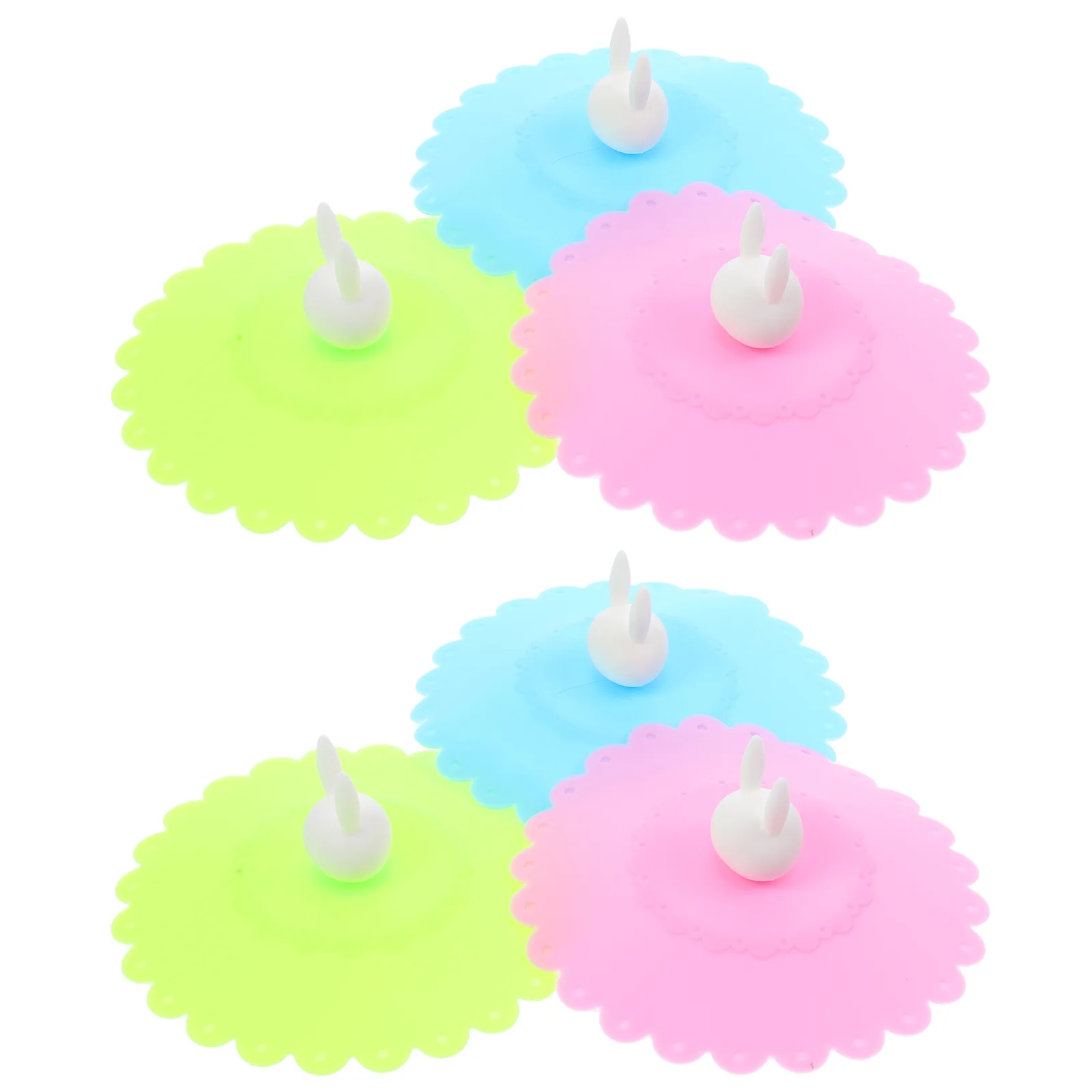 

6Pcs Silicone Cup Reusable Silicone Glass Cup Covers Glass Cup for Coffee Mug