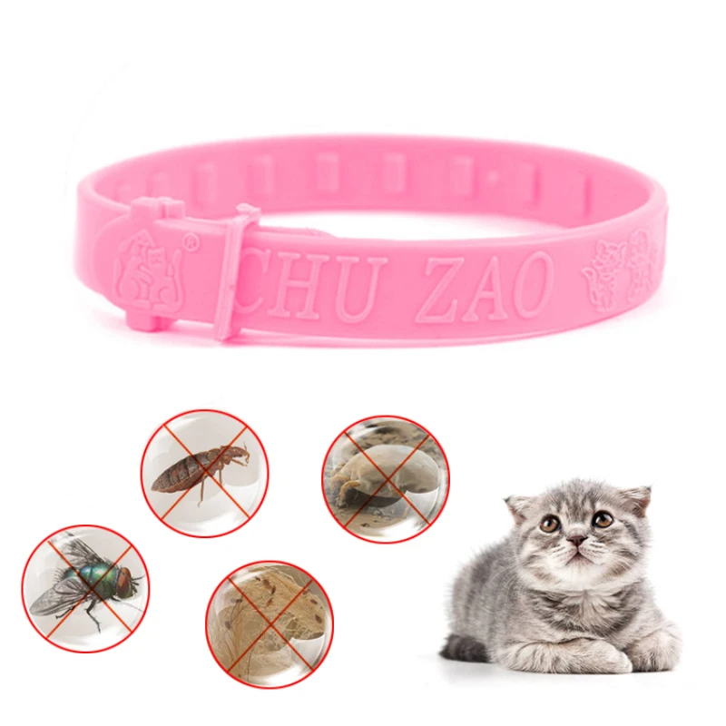 

Pet Collar Anti Flea Mite Lice Insecticide Mosquito Effective Outdoor Adjustable Dog Collar Long-term Protection Cat Accessories