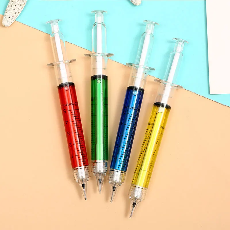

60Pcs Needle Syringe mechanical pencil Novelty Syringe mechanical pencil as school stationary
