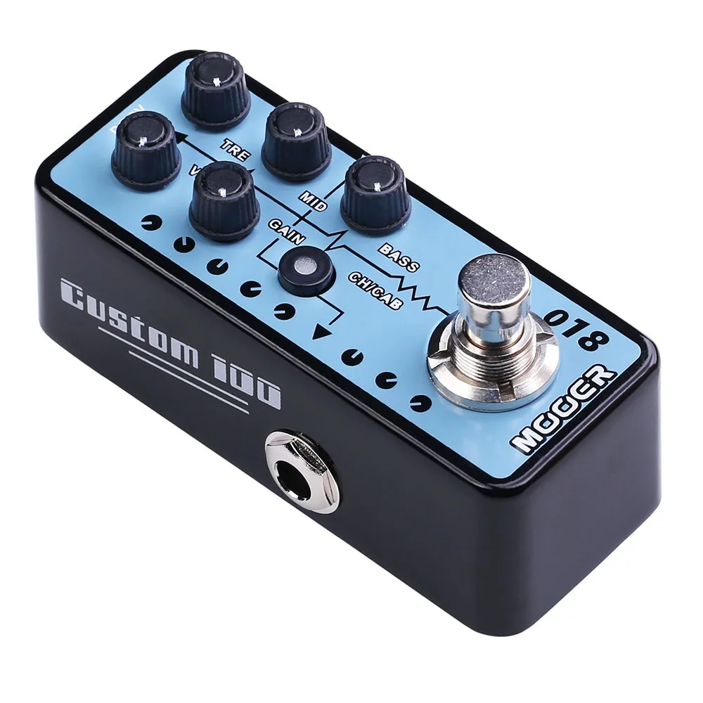 

MOOER 018 Custom 100 Guitar Effect Pedal Micro Preamp Digital Front Stage Guitars Pedalboard Synthesizer Multi Effects