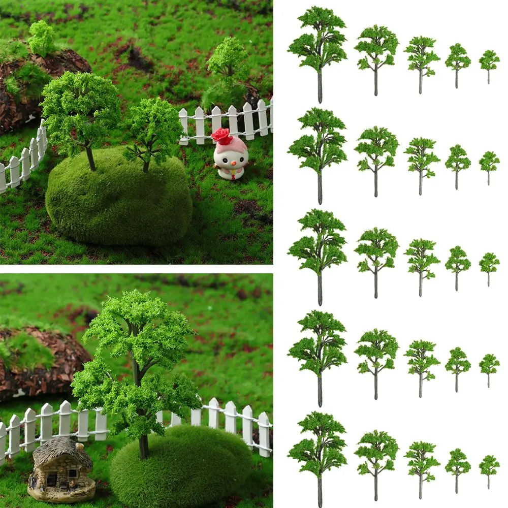 

4/7/5.5/8.5/12cm Architecture Scale Building Supplies Miniature Plastic Model Sand Table Banyan Tree Train Material Model