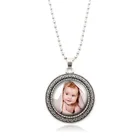 Кулон с фото на заказ, ожерелье с фото вашего ребенка, мамы, папы, внука, ребенка, любимого человека, подарок для семьи, хрустальное ожерелье для женщин