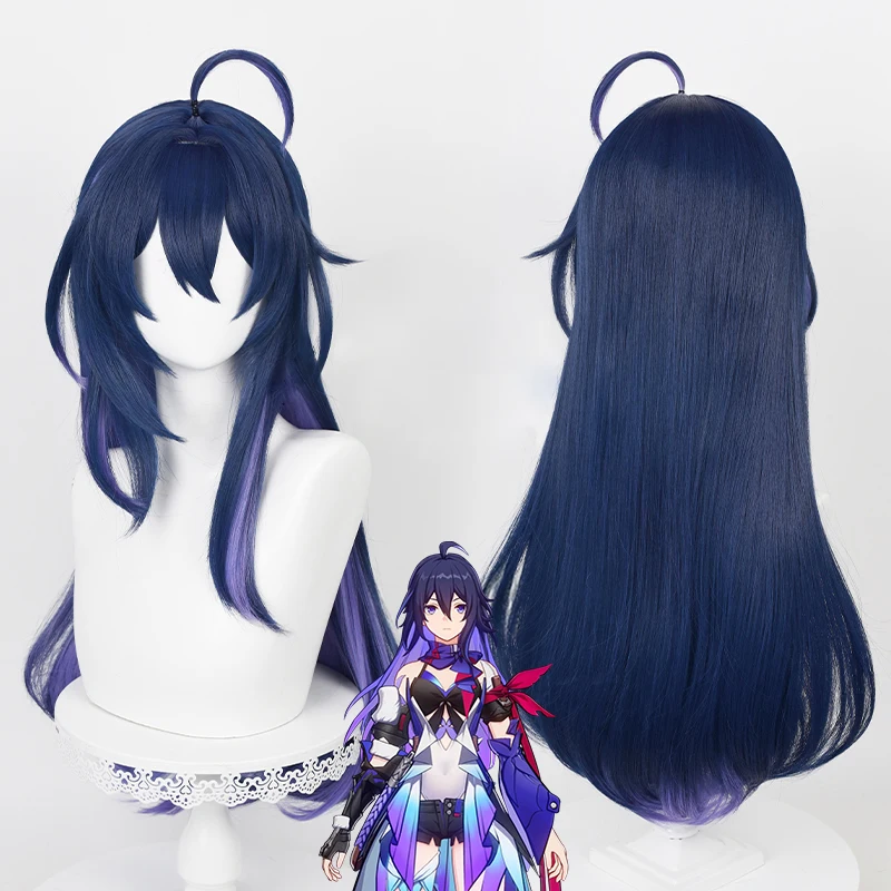 

Seele HSR Cosplay Synthetic Wig Hon Kai Star Rail Blue Long Women Cosplay Wigs