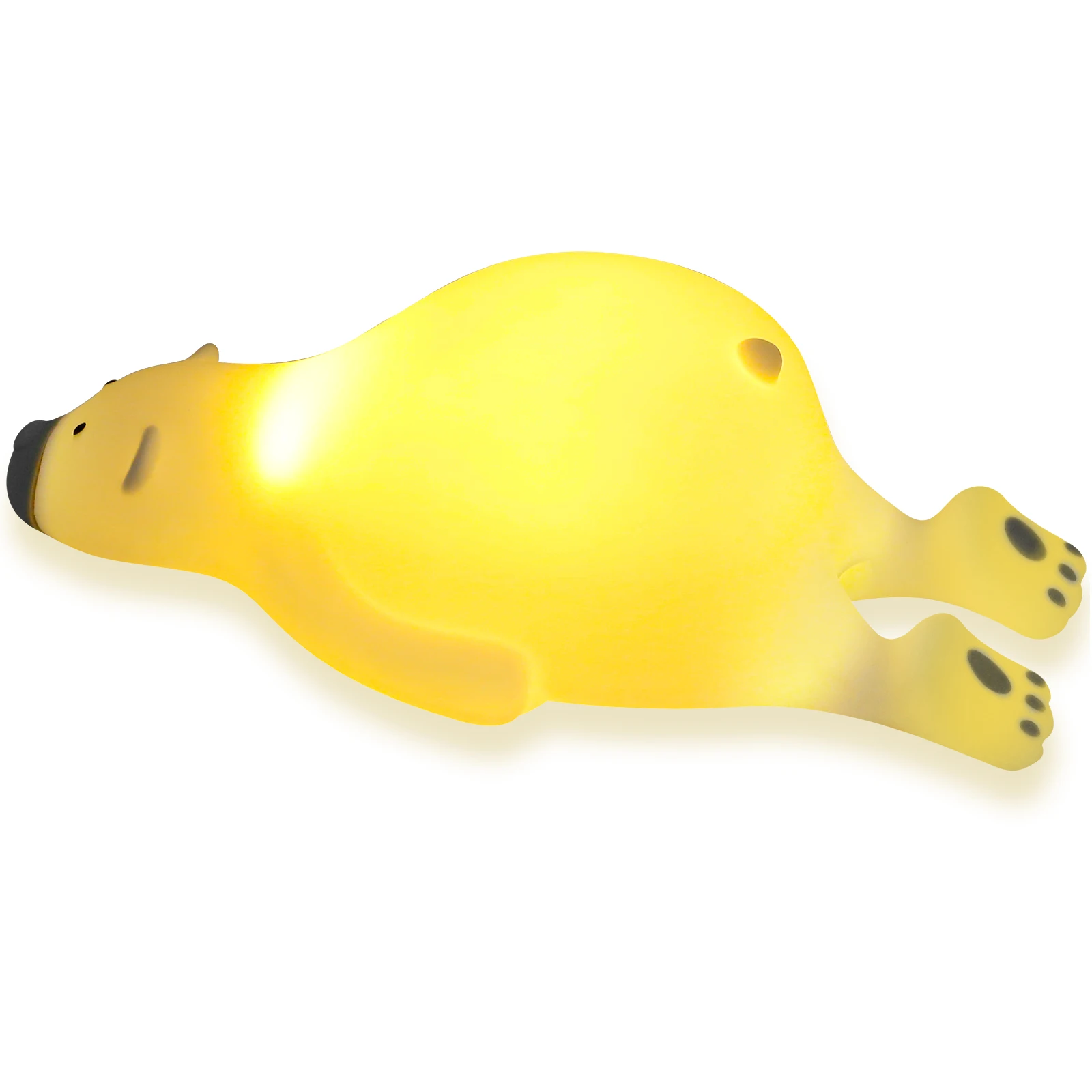 

Ночники в виде медведя, светодиодная подсветка, USB перезаряжаемая лампа, мультяшная силиконовая лампа, украшение для детской спальни, подар...